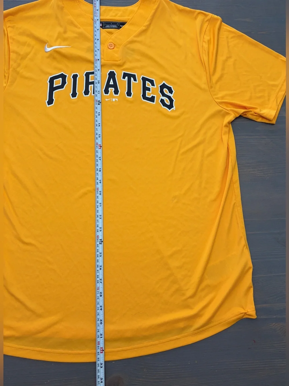 Nike Men’s Pirates Short Sleeve Jersey - men’s L - Gold